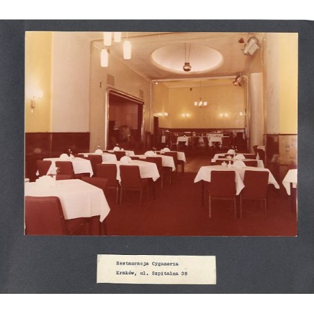 "Restauracja Cyganeria / Kraków, ul. Szpitalna 38"