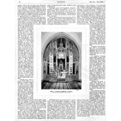 "Ołtarz w kościele katolickim w Irkucku, Zniszczonym przez pożar dnia 4 Lipca 1879 roku. (5530)"