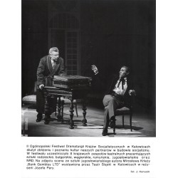 "II Ogólnopolski Festiwal Dramaturgii Krajów Socjalistycznych w Katowicach [...] fot. J. Hanusik"