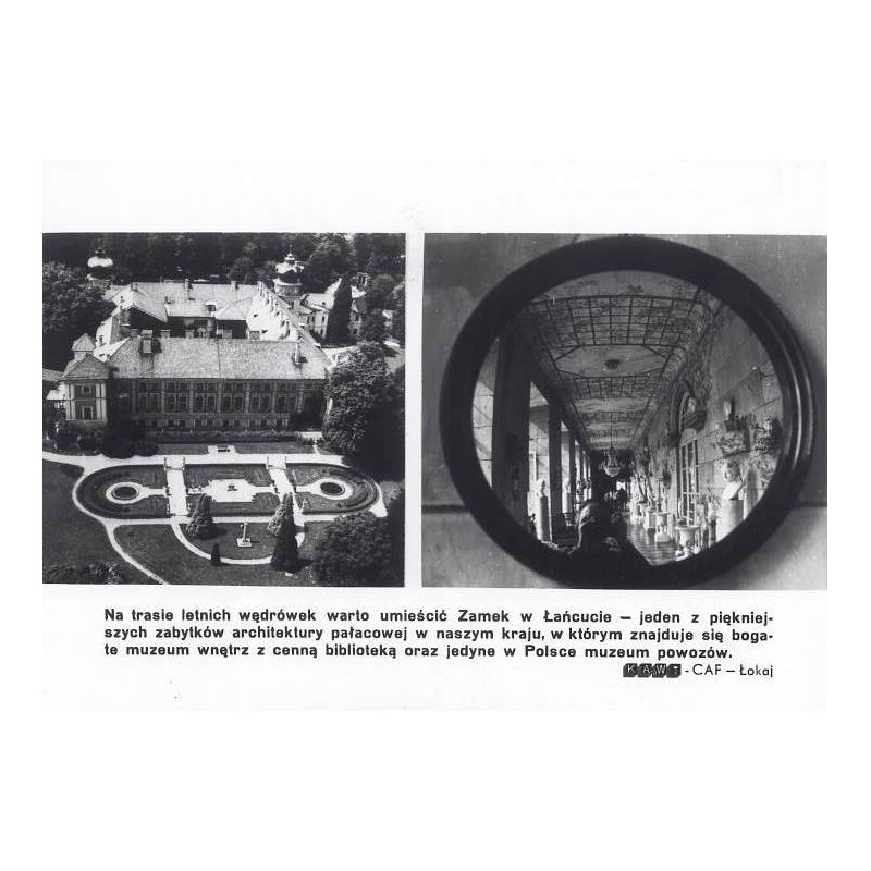 "[...] Zamek w Łańcucie - jeden z piękniejszych zabytków architektury pałacowej [...] KAW-CAF - Łokaj"