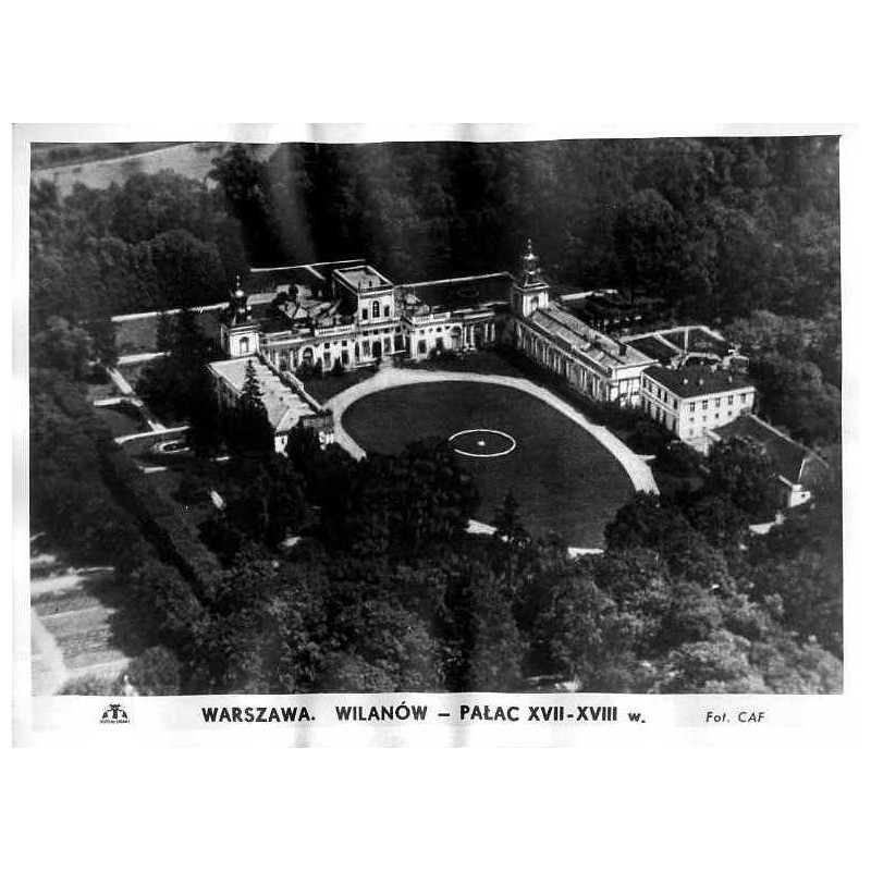 Warszawa. Wilanów - pałac XVII-XVIII w. / "WARSZAWA. WILANÓW - PAŁAC XVII-XVIII w."