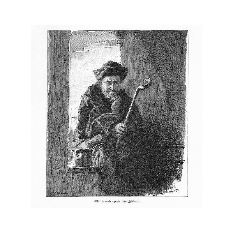 "Alter Gorale (Hirte aus Istebna)."