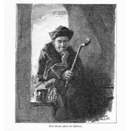 "Alter Gorale (Hirte aus Istebna)."