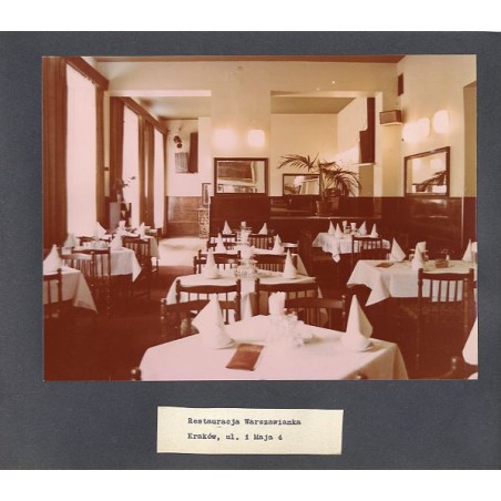 "Restauracja Warszawianka / Kraków, ul. 1 Maja 4"