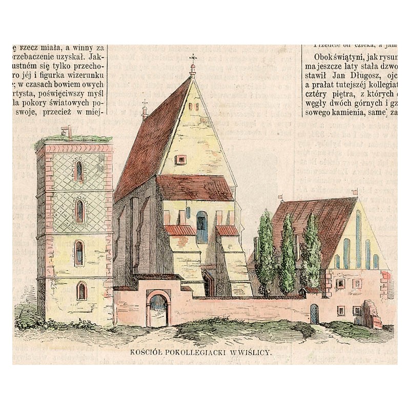 Kościół pokollegiacki w Wiślicy / "KOŚCIÓŁ POKOLLEGIACKI W WIŚLICY."
