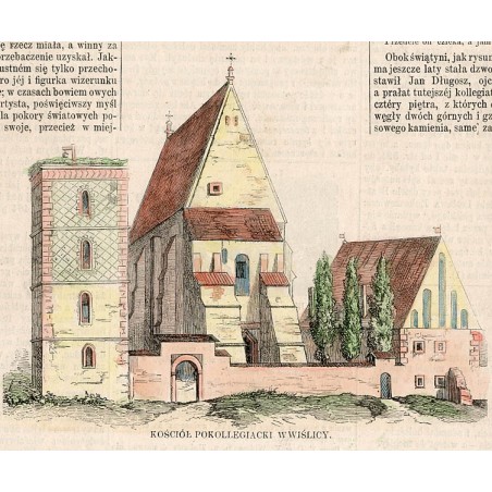 Kościół pokollegiacki w Wiślicy / "KOŚCIÓŁ POKOLLEGIACKI W WIŚLICY."
