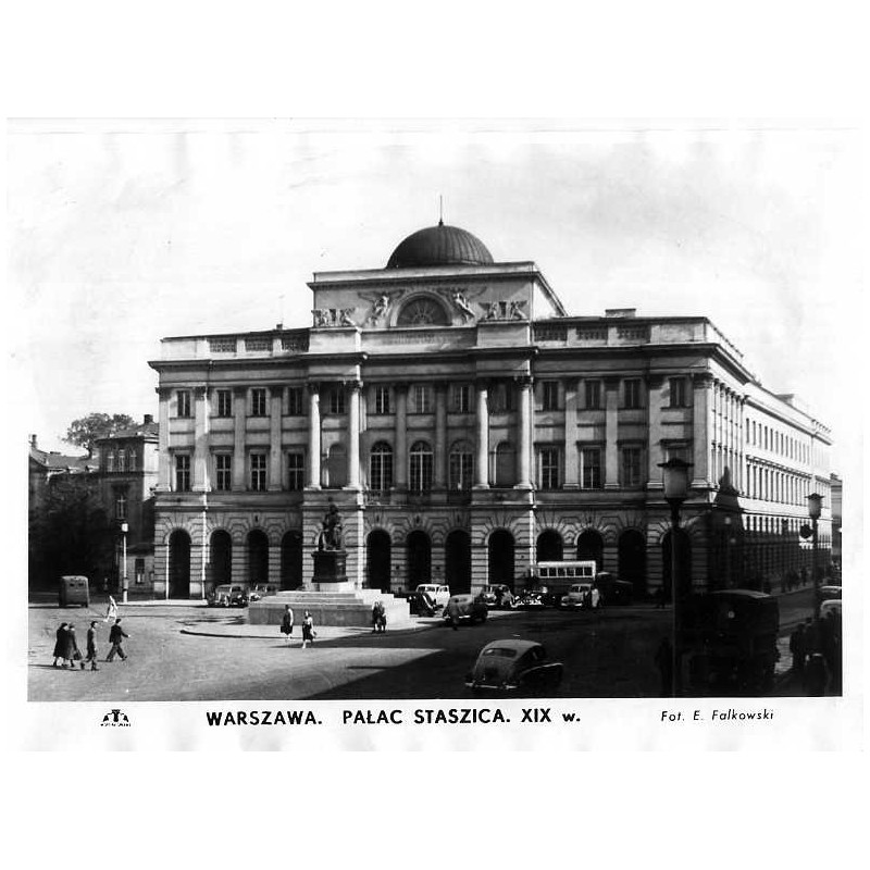 Warszawa. Pałac Staszica. XIX w. / "WARSZAWA. PAŁAC STASZICA. XIX w."