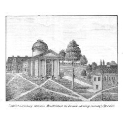 "Zakład narodowy imienia Ossolińskich we Lwowie od ulicy szerokiéj, rys. r. 1848."