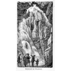 "Wasserfall bei Adersbach."