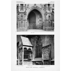 Lutsch: Bilderwerk schlesischer Kunstdenkmäler 16 / "BRESLAU DOM 1. WESTHALLE - 2. NORDSEITE. TAFEL 16 MITTELALTER" / "BRESLAU.