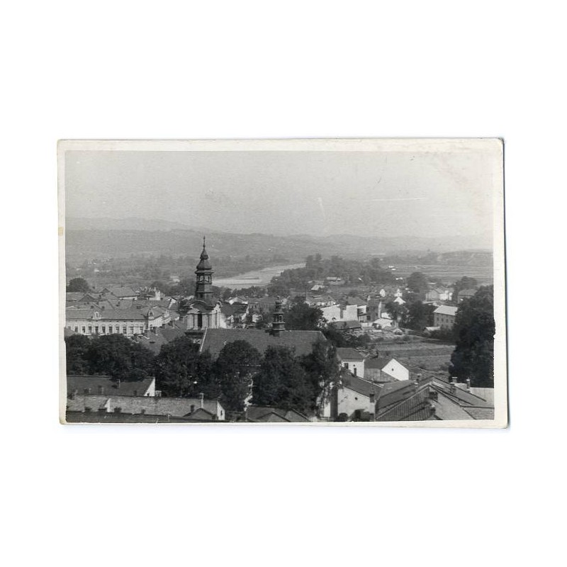 Widok z ratusza - panorama Nowego Sącza