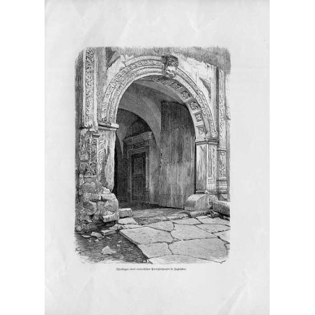 "Thorbogen eines armenischen Patrizierhauses in Jazłowiec."