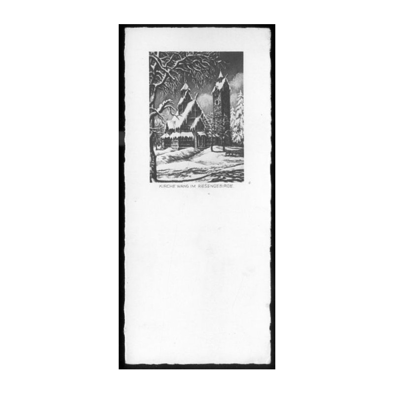 Kirche Wang im Riesengebirge / "KIRCHE WANG IM RIESENGEBIRGE."