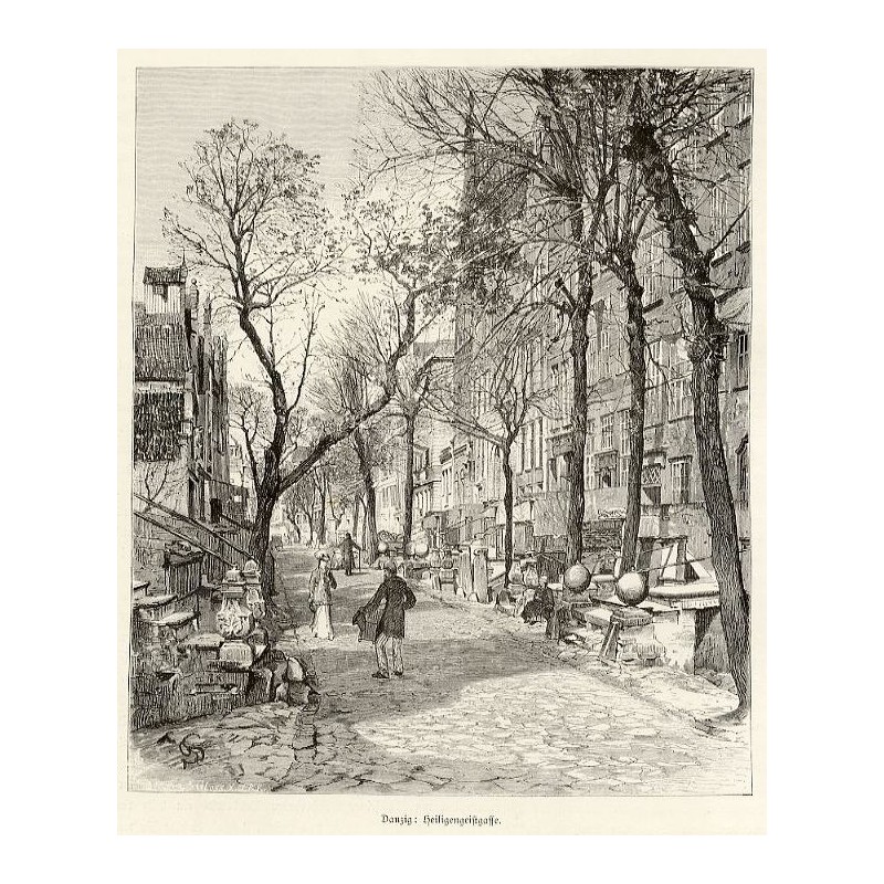 "Danzig: Heiligengeistgasse."