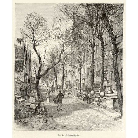 "Danzig: Heiligengeistgasse."