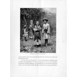 "Volksgruppe aus Dobrowlany (Bezirk Zaleszczyki)."