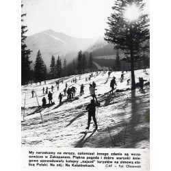 "[...] Na zdj.: Na Kalatówkach. CAF - Fot. Olszewski"