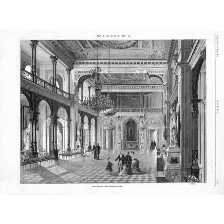 "WARSZAWA. Nowy Ratusz: Sala Aleksandrowska. (1560)"
