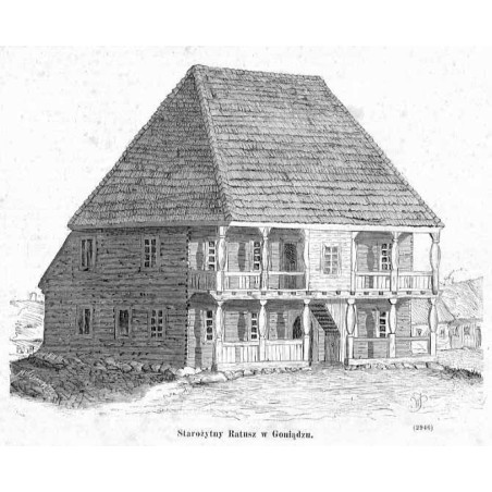 "Starożytny Ratusz w Goniądzu. (2946)"