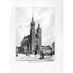 "Die Marienkirche in Krakau (XIV. Jahrhundert)."