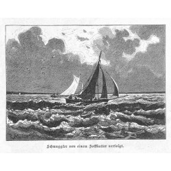 "Schmugglerbilder von der preußisch-russischen Grenze. Mit Orginalzeichnungen von Robert Aßmus. [1] Aus der Düne bei Polangen. O