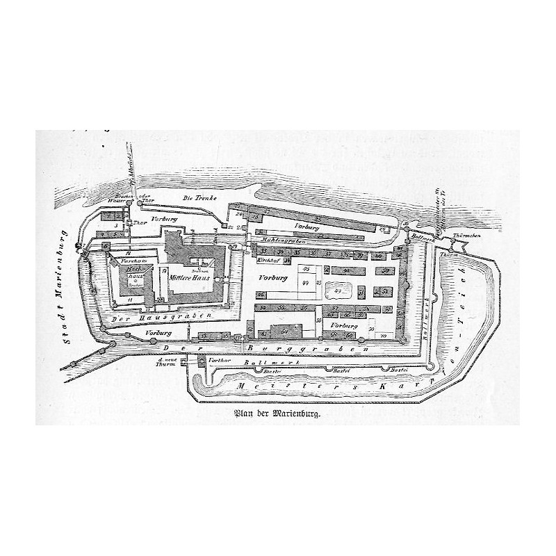"Plan der Marienburg."