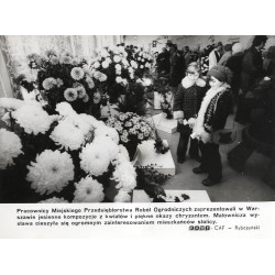 "Pracownicy Miejskiego Przedsiębiorstwa Robót Ogrodniczych zaprezentowali w Warszawie jesienne kompozycje z kwiatów [...] KAW-CA