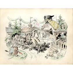 Bierwagen kommt (Przyjazd wozu z piwem) / "VI. DER BIERWAGEN KOMMT."