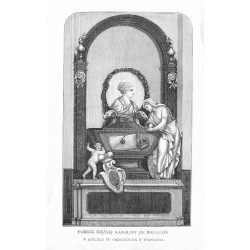 Pomnik księżnej Karoliny de Bouillon w kościele PP. Sakramentek w Warszawie / "POMNIK XIĘŻNÉJ KAROLINY DE BOUILLON W KOŚCIELE PP