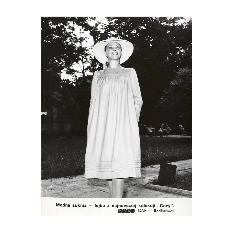 "Modna suknia - lejba z najnowszej kolekcji "Cory". KAW-CAF - Radkiewicz"