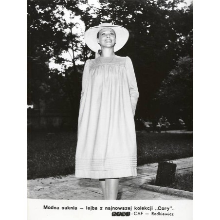 "Modna suknia - lejba z najnowszej kolekcji "Cory". KAW-CAF - Radkiewicz"