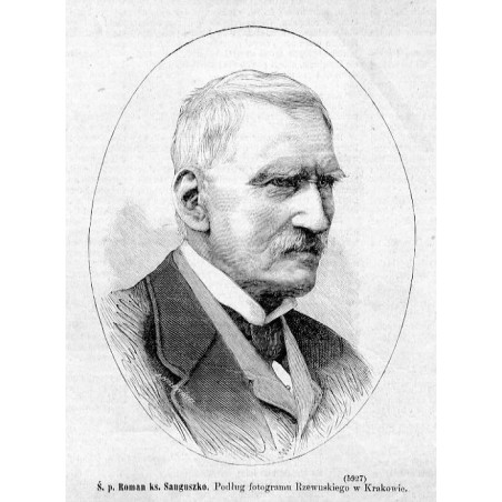 "Ś. p. Roman ks. Sanguszko. Podług fotogramu Rzewuskiego w Krakowie. (5927)"