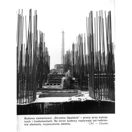 "Budowa cementowni "Strzelce Opolskie" [...] CAF - Okoński"