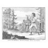 Huculi i ich mieszkania: rzucanie toporkiem (Rysował z natury Młodnicki) (2334) / "HUCULI I ICH MIESZKANIA: RZUCANIE TOPORKIEM.