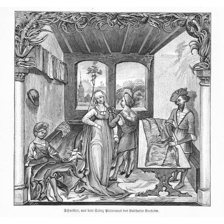 "Schneider, aus dem Codex Pictoratus des Balthasar Boeheim."
