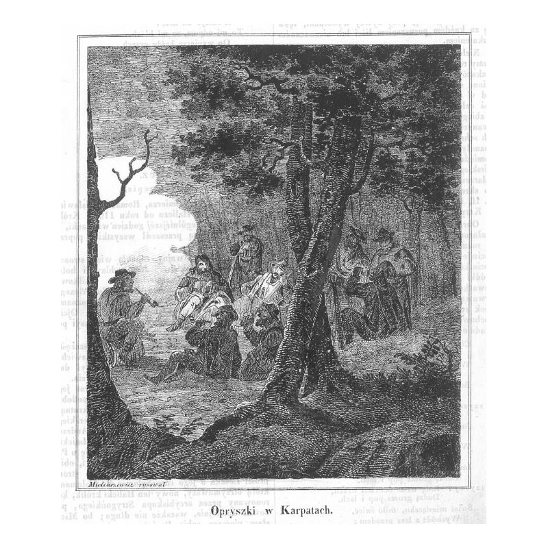 "Opryszki w Karpatach."