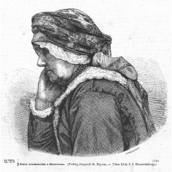 "Stara wieśniaczka z Mazowsza. (Podług fotografii K. Bayera. - [...]) 1790"