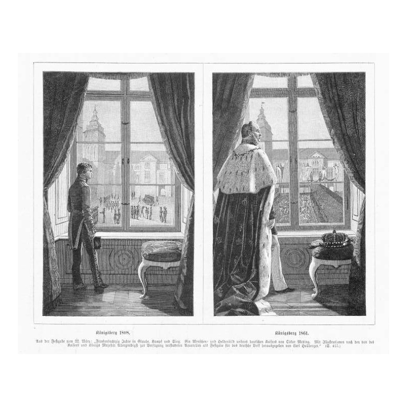 "Königsberg 1808. Königsberg 1861. Aus der Festgabe zum 22. März: "Fünfundachtzig Jahre in Glaube, Kampf und Sieg. Ein Menschen