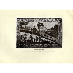 Zdobycie i rzeź Pragi 1794 roku / "ZDOBYCIE I RZEŹ PRAGI Sylwetka z XVIII wieku, roboty ks. Czapelskiego (Muzeum Narodowe w Wars