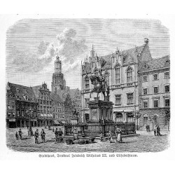 "Stadthaus, Denkmal Friedrich Wilhelms III. und Elisabethturm."