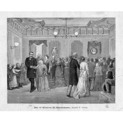 "Bal w fabryce K. Szlenkiera. Rysunek W. Gersona. (106)"