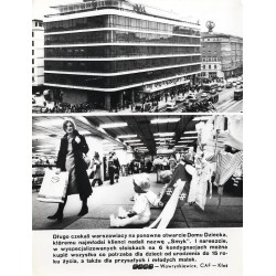 "[...] otwarcie Domu Dziecka, któremu najmłodsi klienci nadali nazwę "Smyk" [...] KAW-Wawrynkiewicz, CAF-Kłoś"