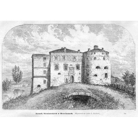 "Zamek Sieniawskich w Brzeżanach. (Wytrawiał na cynku L. Kraków), 192"