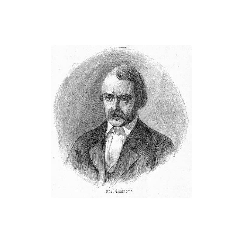 "Karl Szajnocha." / "Karl Szajnocha nach dem Bild von Tepa im Besitze Sr. Exellenz Wladimir Graf Dzieduszycki in Lemberg, von W