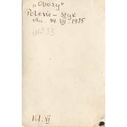""Obozy". Polesie - Styr dn. 14.VII.1935. Kl. VI."