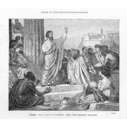 Freski w Uniwersytecie Królewieckim / "FRESKI W UNIWERSYTECIE KRÓLEWIECKIM. [1] Teologia. Obraz professora Rosenfeldera. Święty