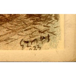"Ratusz - Toruń" / "III. Ratusz w Toruniu. - Budowę ratuszu zaczęto [...]. Rys. na kamieniu Stefan Szmaj - Bydgoszcz."