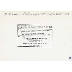 "Malinówka - Plaża i kąpielisko n. jez. Łaśmiady 88"