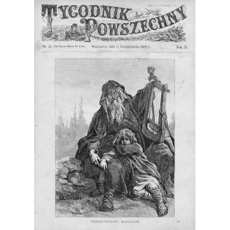 Pieśniarz wędrowny / "PIEŚNIARZ WĘDROWNY. Rysował Andriolli. 1683"