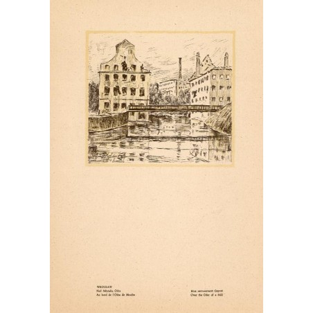 "WROCŁAW. Nad Młyńską Odra [...]"
